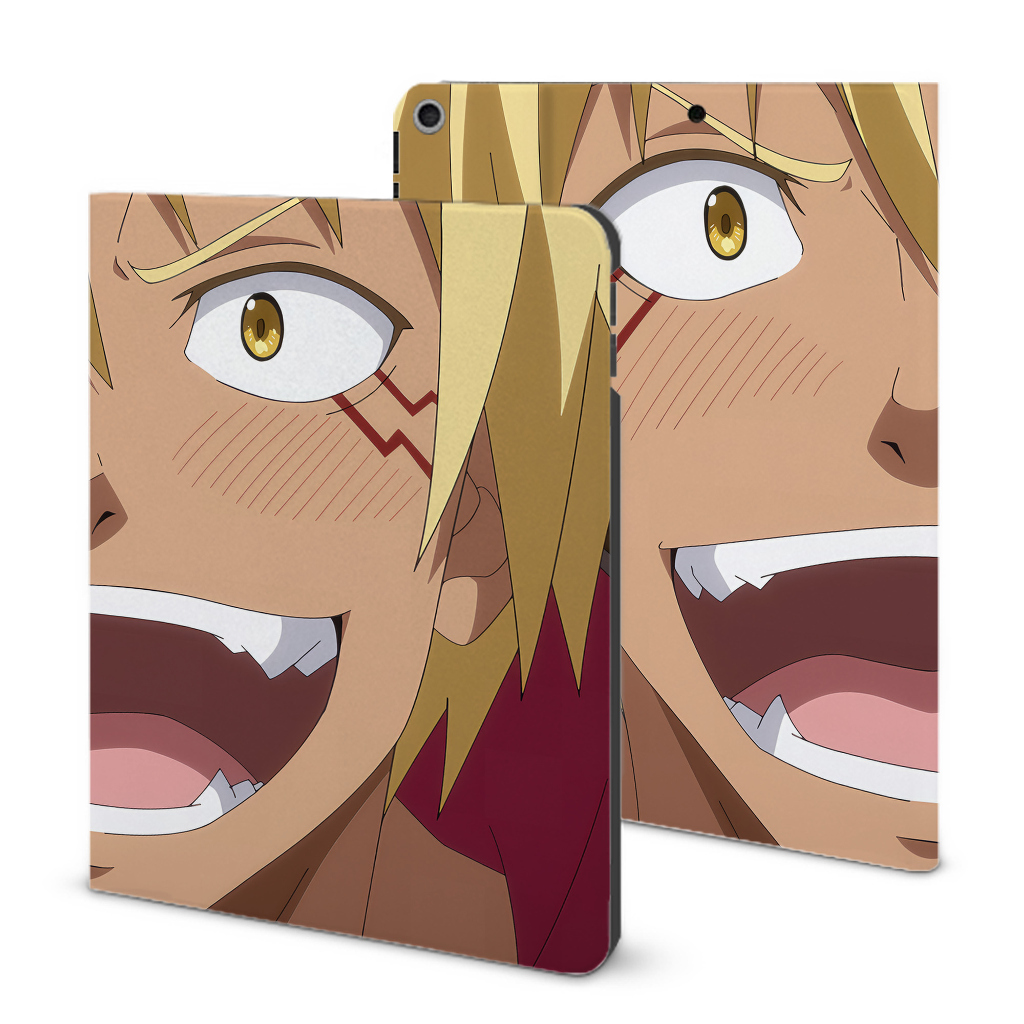 （画像用） 転スラ Regarding Reincarnated to Slime IPad ケース ブック型 PUレザー TPU 耐衝撃 軽量 薄型 ペン収納なし 全面保護 IPad 各モデル対応